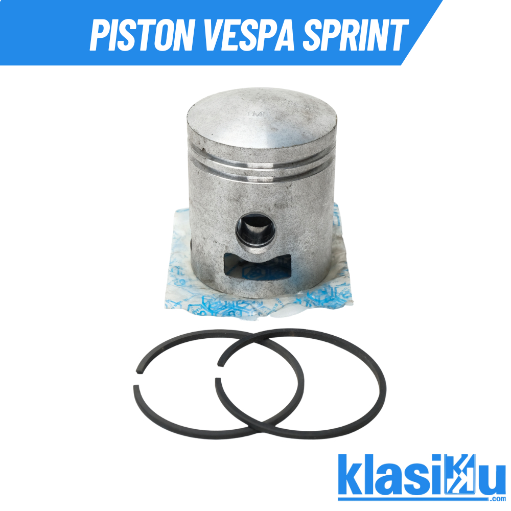 Piston Seher Dan Ring Piston Vespa Sprint Ukuran 1M Os 1m Nos