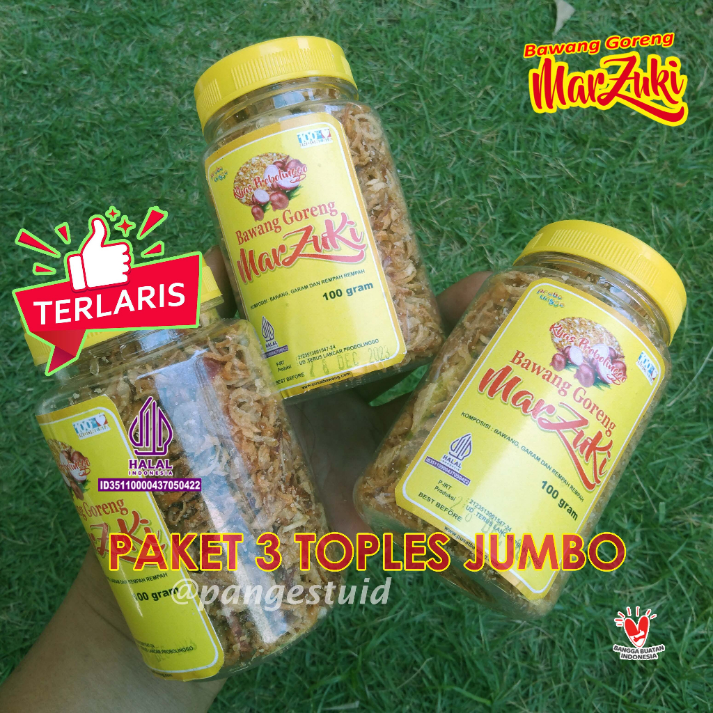 

bawang goreng original 3 toples