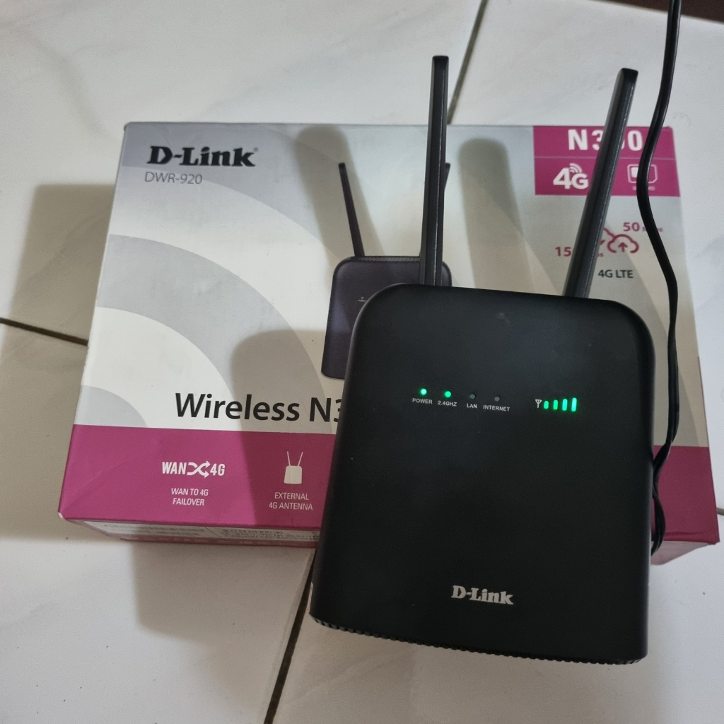 Modem Router DLINK DWR-920 4G LTE Unlock Wireless