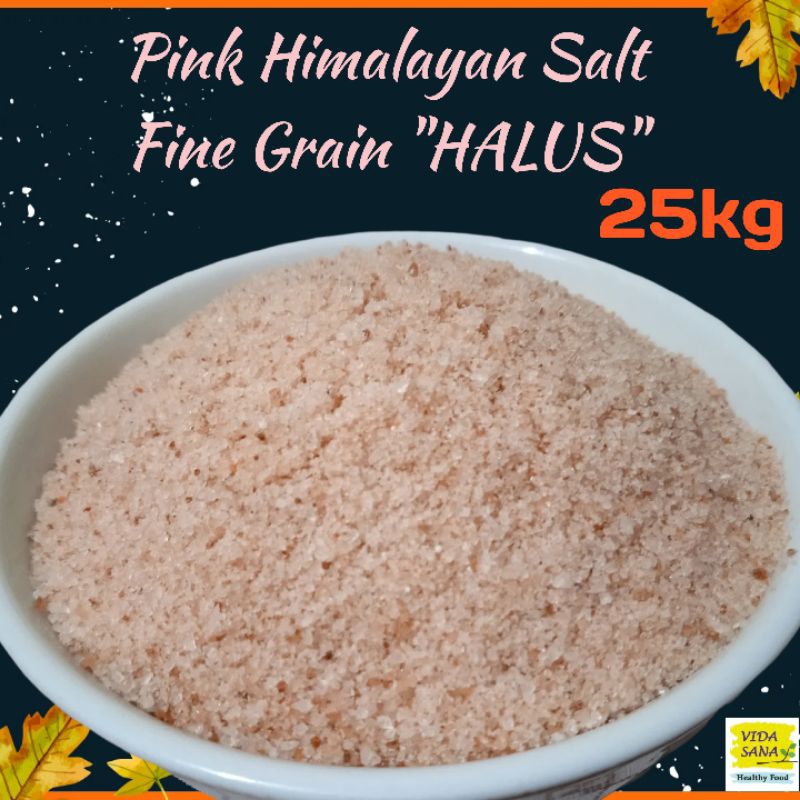 

Pink Himalayan Salt Fine Garam Himalaya Halus From PAKISTAN 25kilo