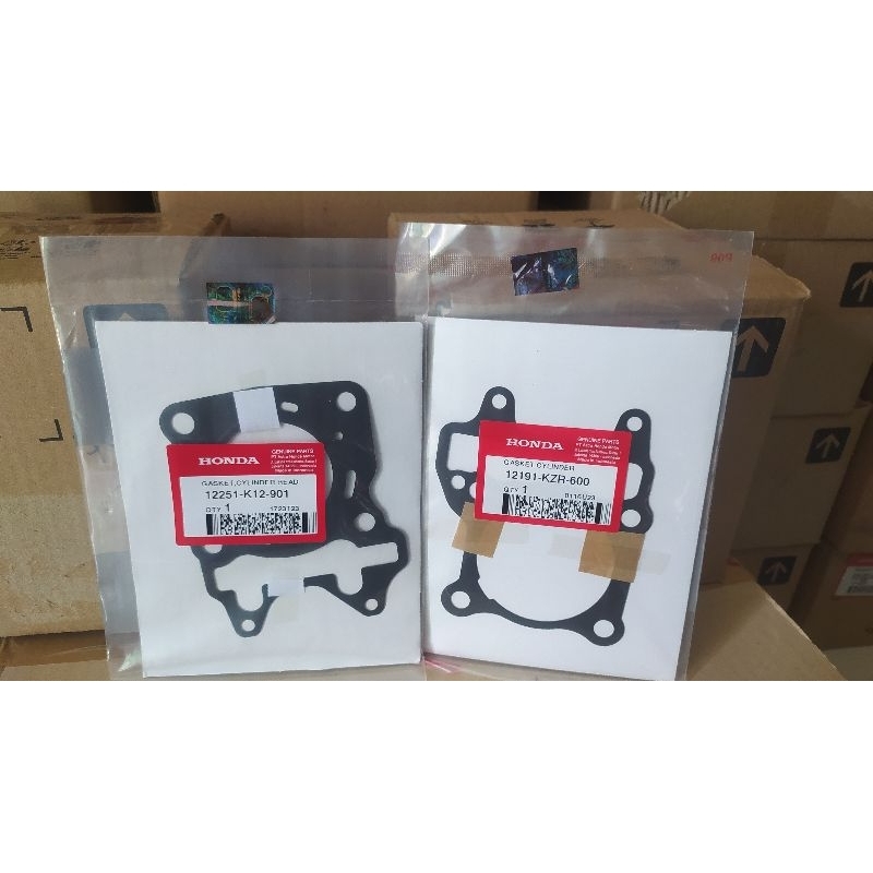 GASKET CYLINDER HEAD PAKING BLOK HEAD + GASKET CYLINDER VARIO 125 FI OLD S/D NEW