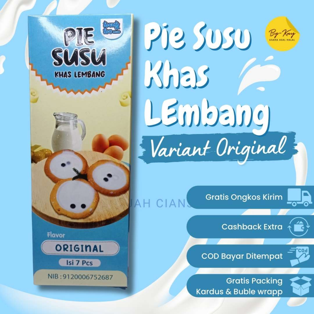 PIE SUSU LEMBANG RASA ORIGINAL KUE PAY SUSU LEMABNG