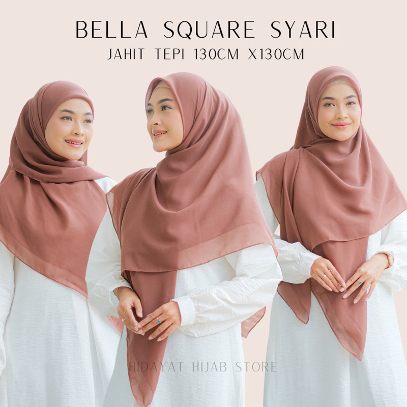 Bella Square Syari Segi Empat /Hijab Syari