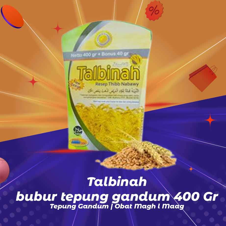 

Talbinah bubur tepung gandum 400 Gr l Tepung Gandum l Obat Magh l Maag