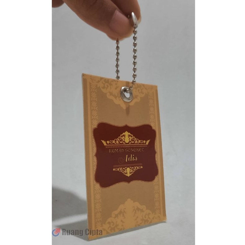 

Label Hangtag Baju/Hang Tag Custom/Hangtag Label Baju Tebal