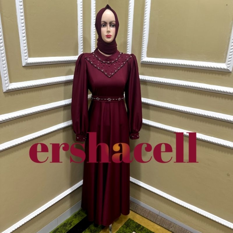 Gaun pesta gaun Halimah model terbaru dress kondangan pesta