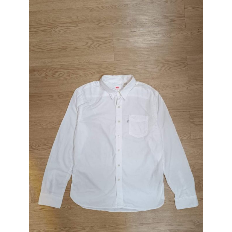 Kemeja Levis Polos Putih