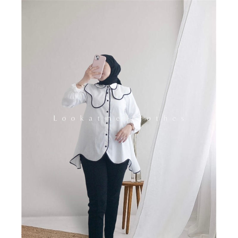 Lookatme.clothes - CHAPTER 16 - READY STOCK  - Kemeja wanita / atasan wanita / baju korea / baju uni
