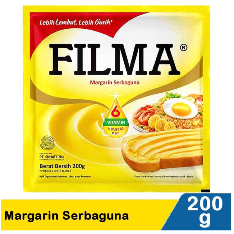 

(2pcs)FILMA MARGARINE 200g