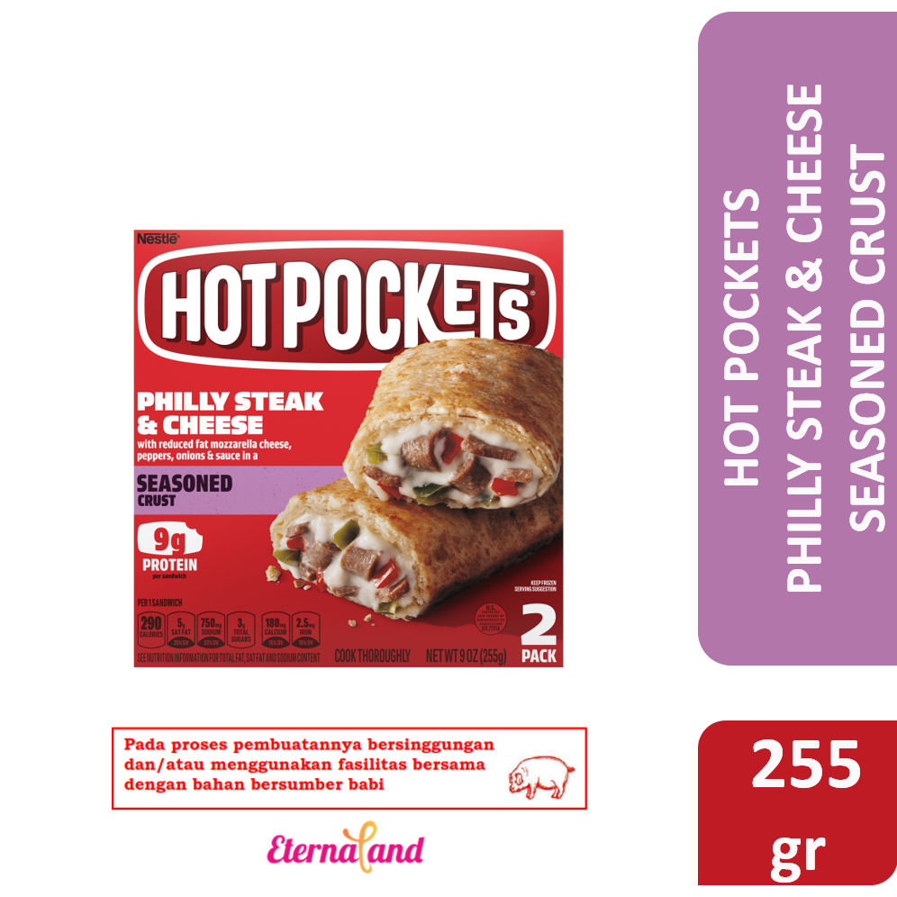 

Hot Pockets Philly Steak & Cheese - impor usa
