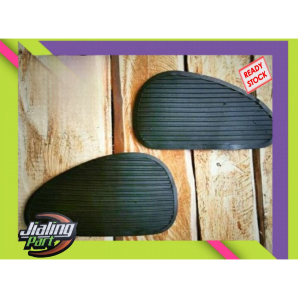 sepasang karet tangki CB dream hitam