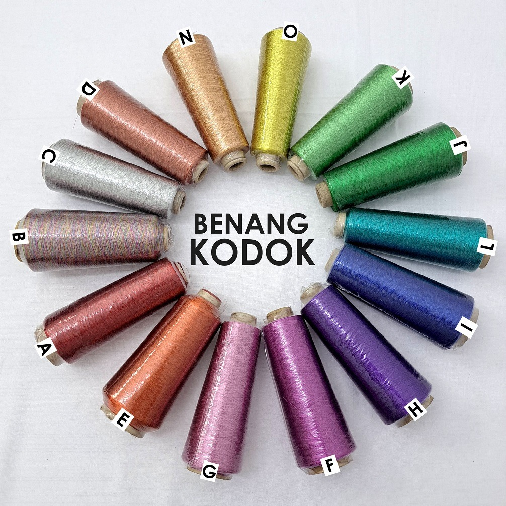 Benang Jahit / Benang Bordir Metalik / Benang Kodok Metalik