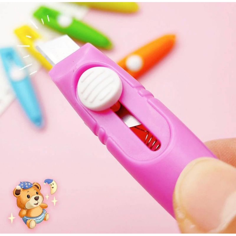 

MS Mini Cutter Bentuk Pen Pisau Pemotong Kertas Ukuran Mini
