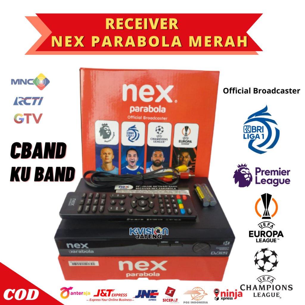 RECEIVER Nex Parabola Merah Open MNC Grup