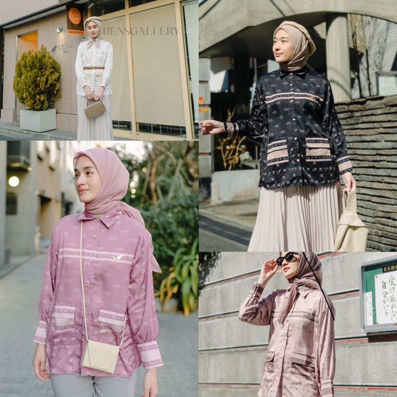 Mylady Hijab SERENA Shirt Mylady Hijab Kemeja Casual Formal