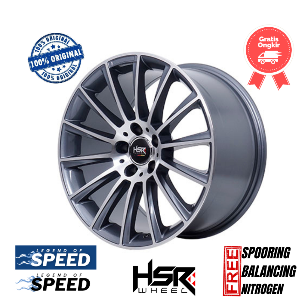 Velg Mobil HSR Ring 18 Rostock Blade ( Mercy, Mini Cooper, Audi Dll)