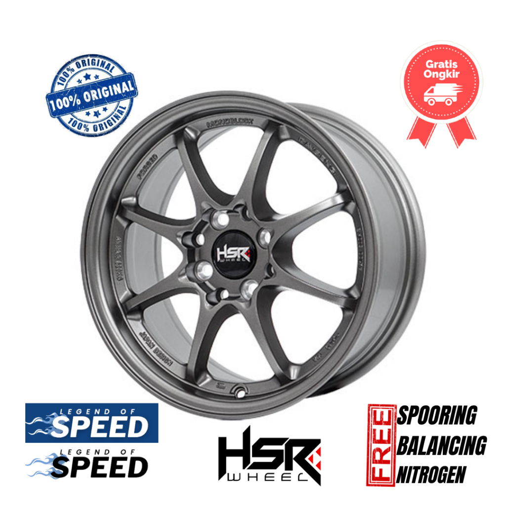 Velg Mobil HSR Ring 18 Hiroshima (BMW, VW, Landover Dll)