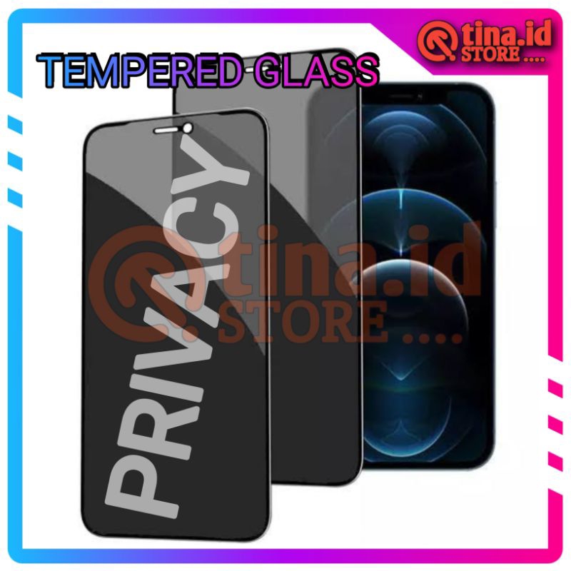 TEMPERED GLASS MATTE PRIVACY XIAOMI REDMI 9A 9C 10A TG HITAM PRIVASI Temperglass