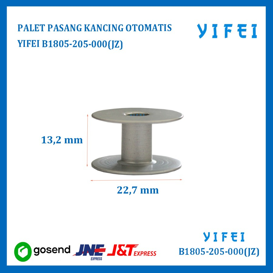 PALET PASANG KANCING OTOMATIS/ 1900A/210D/2210 YIFEI B1805-205-000(JZ)