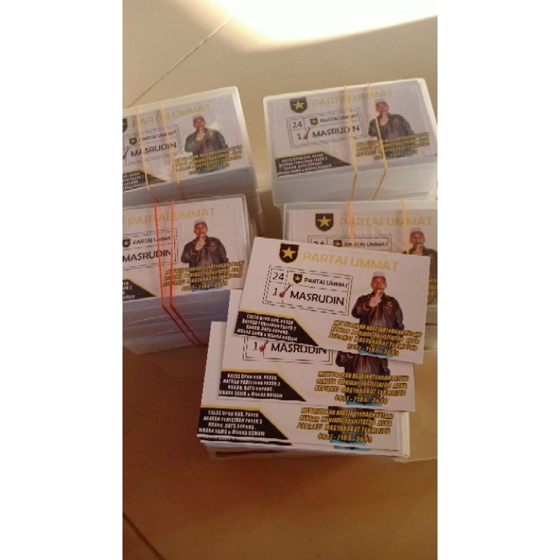 

kartu nama 1 box isi 100 pcs free box