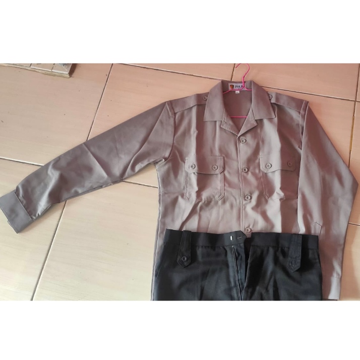 BAJU PDLSUS - PDH LENGAN PANJANG JATAH POLRI - SATPAM