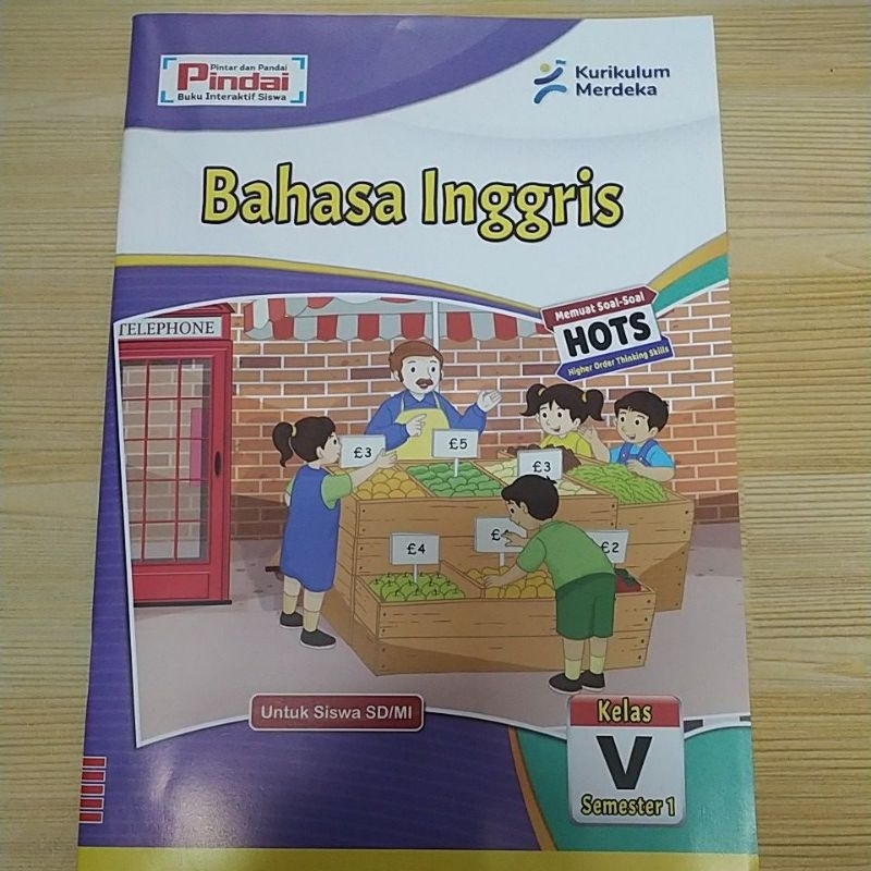Lks Pindai bahasa inggris  kelas 5 SD semester 1 kurikulum merdeka penerbit Arya duta terdiri dari 9