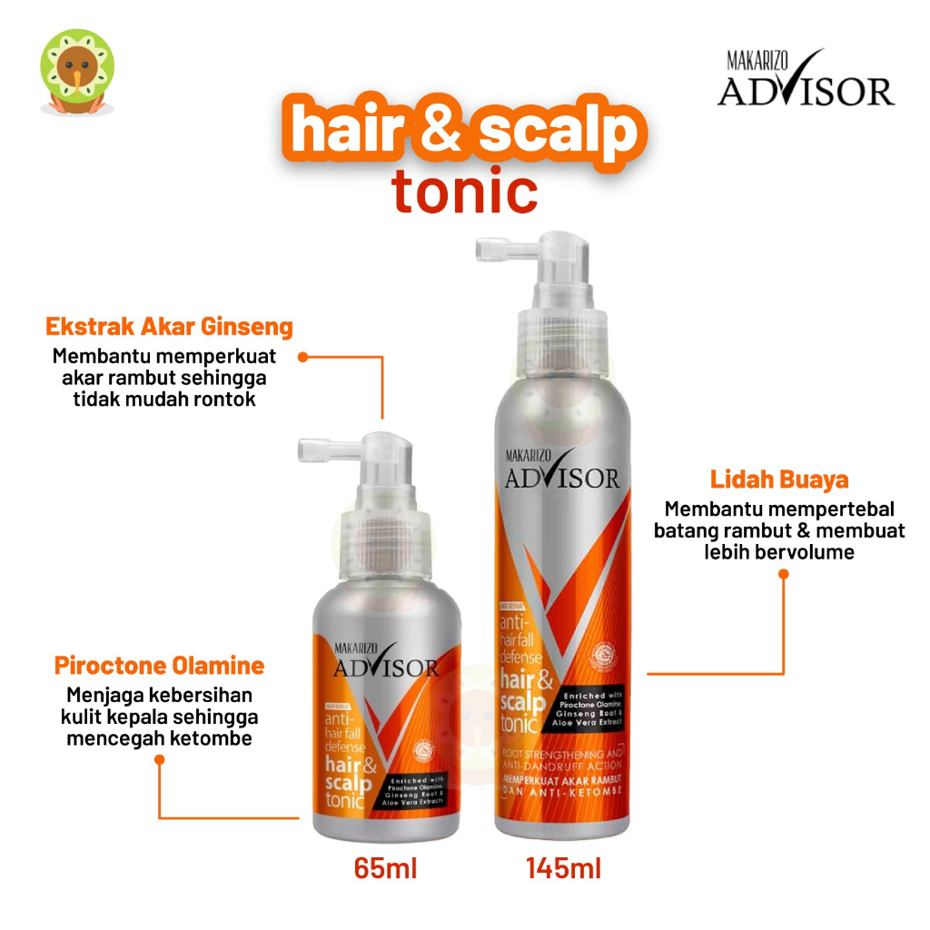 MAKARIZO ADVISOR HAIR & SCALP TONIC 145ML - MAKARIZO HAIR TONIC