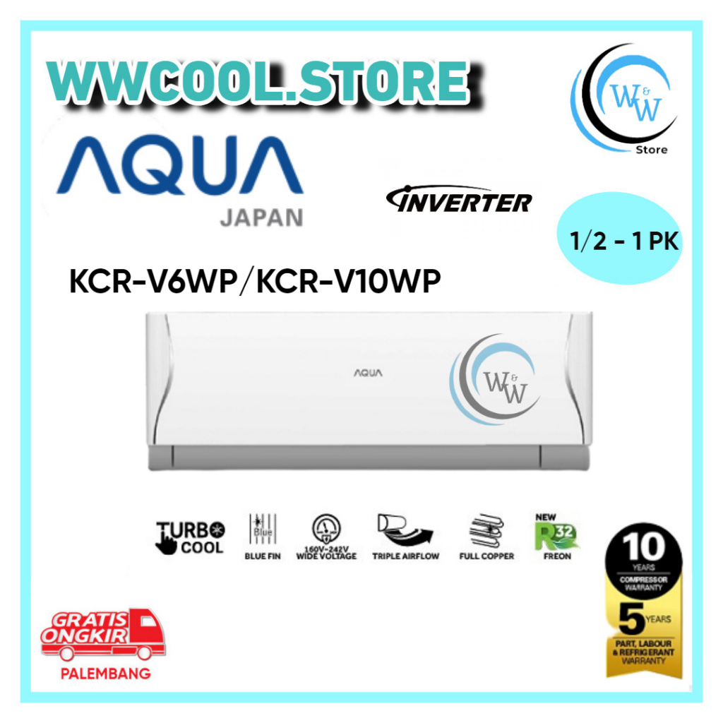 AC Aqua KCR-V6WP/KCR-V10WP AC Aqua Inverter 1/2 PK / 1 PK