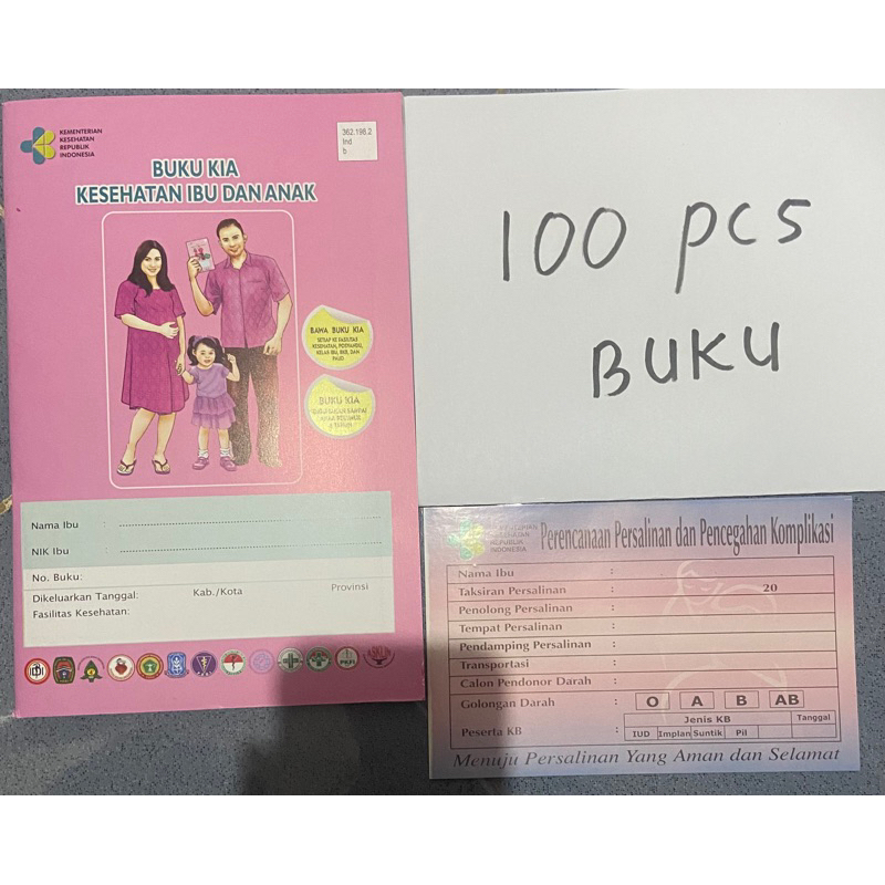 paket 1 buku kia 2023 (100pcs)