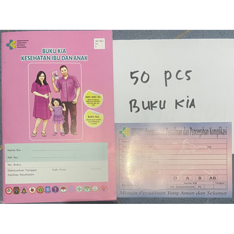 paket 50 pcs buku kia 2023