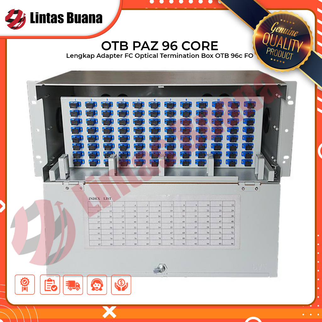 OTB Rack 96 Core SC Lengkap Pigtail