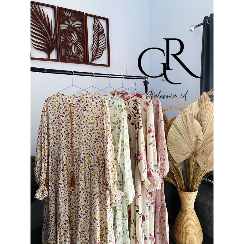 Galerria.id | midi dress rayon premium navia tiffany