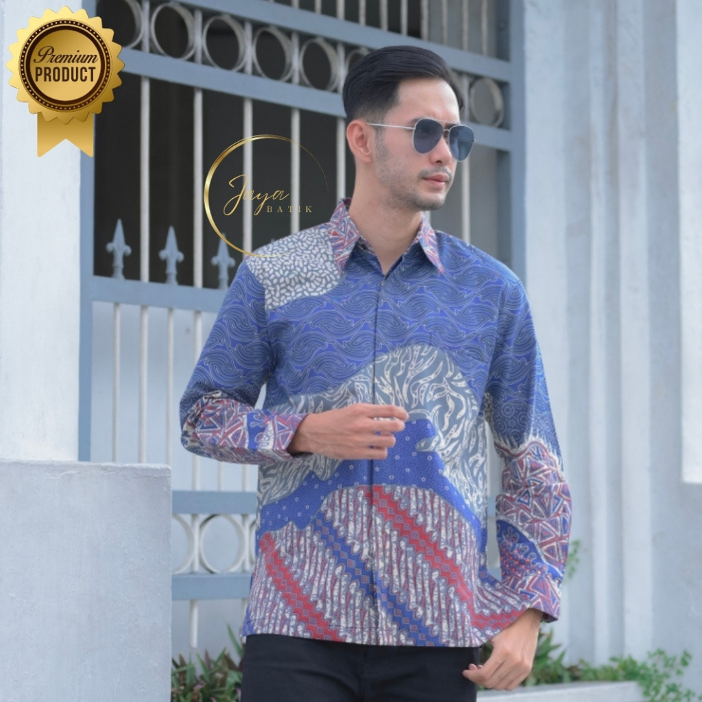 Batik Pria Lengan Panjang Premium Kemeja Batik Pria Original