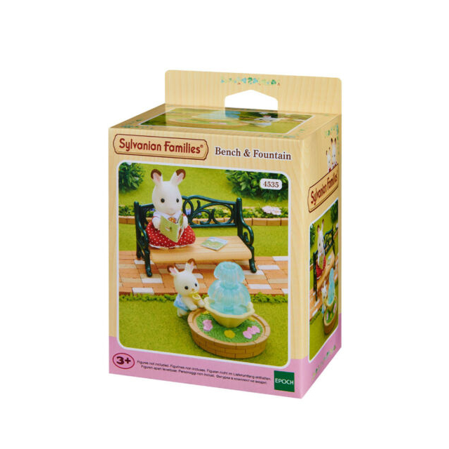 Sylvanian Families Bench & Fountain Original Mainan Koleksi Anak