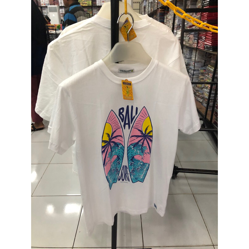 KRISNA OLEH-OLEH BALI KAOS PUTIH DEWASA