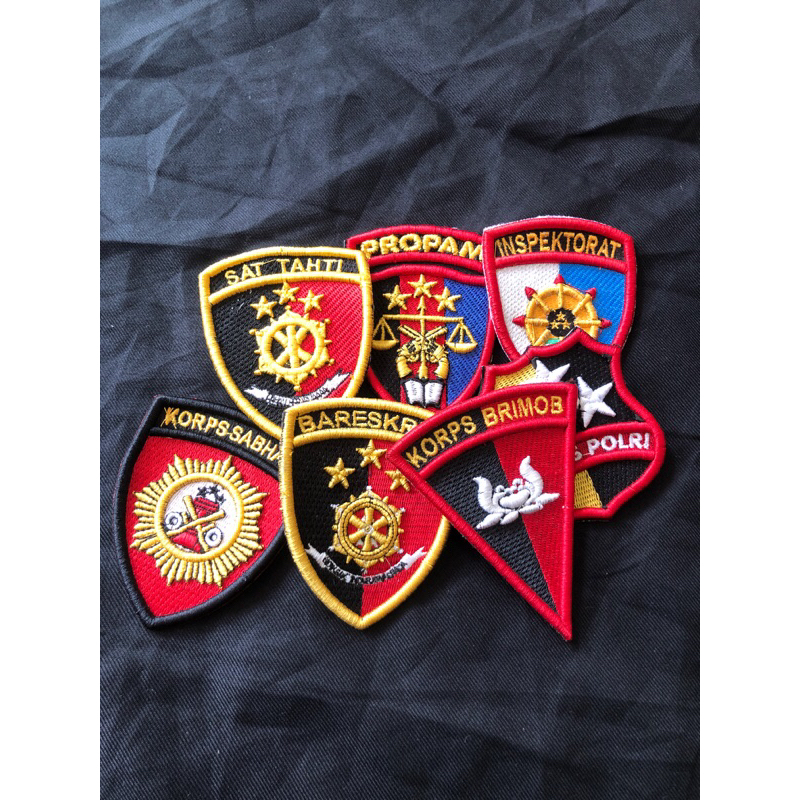 CUSTOM BREVET POLRI TIMBUL 3D