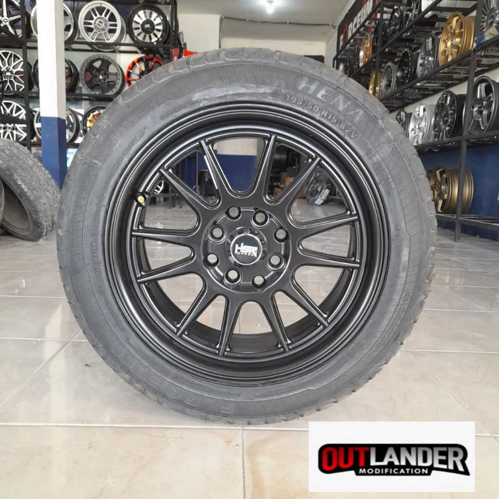 Promo Velg Racing R15+Ban Cocok Untuk Swift Brio Agya Calya Sigra Jazz Dll