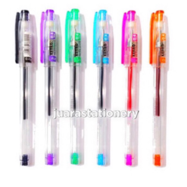 

H7Y (1 LUSIN 12PCS) Pulpen Hitech Kenko/Benefit/ Koala Pink Oren Ungu Hijau