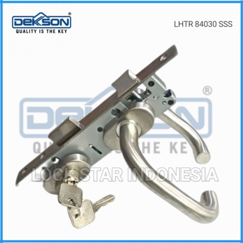 Handle Set Kunci Pintu Aluminium Dekson LHTR 84030 SSS Stainless steel sus 304