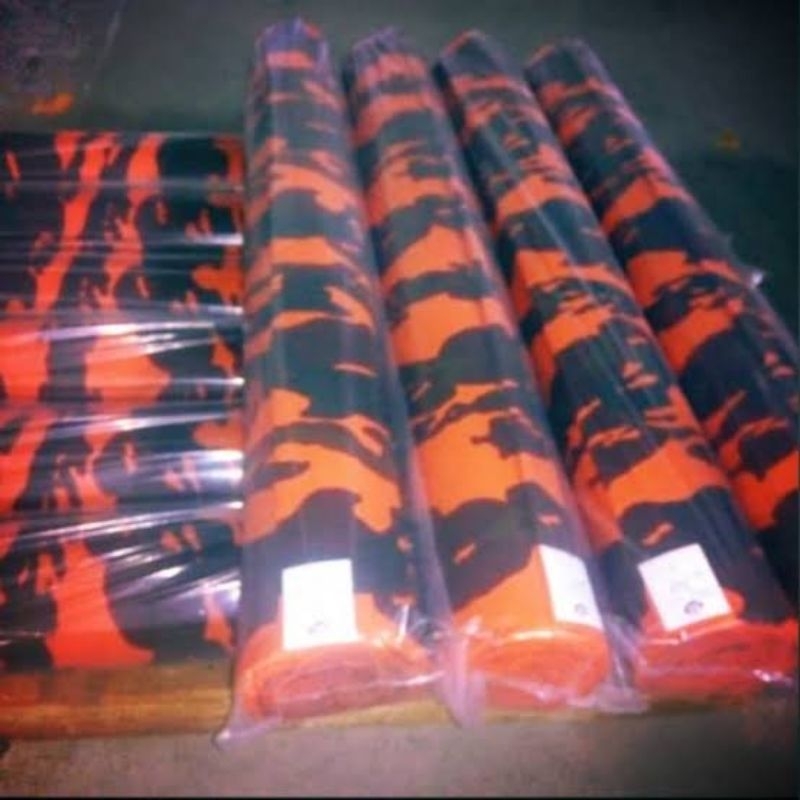 kain loreng per merter pemuda pancasila kain katun dril pp