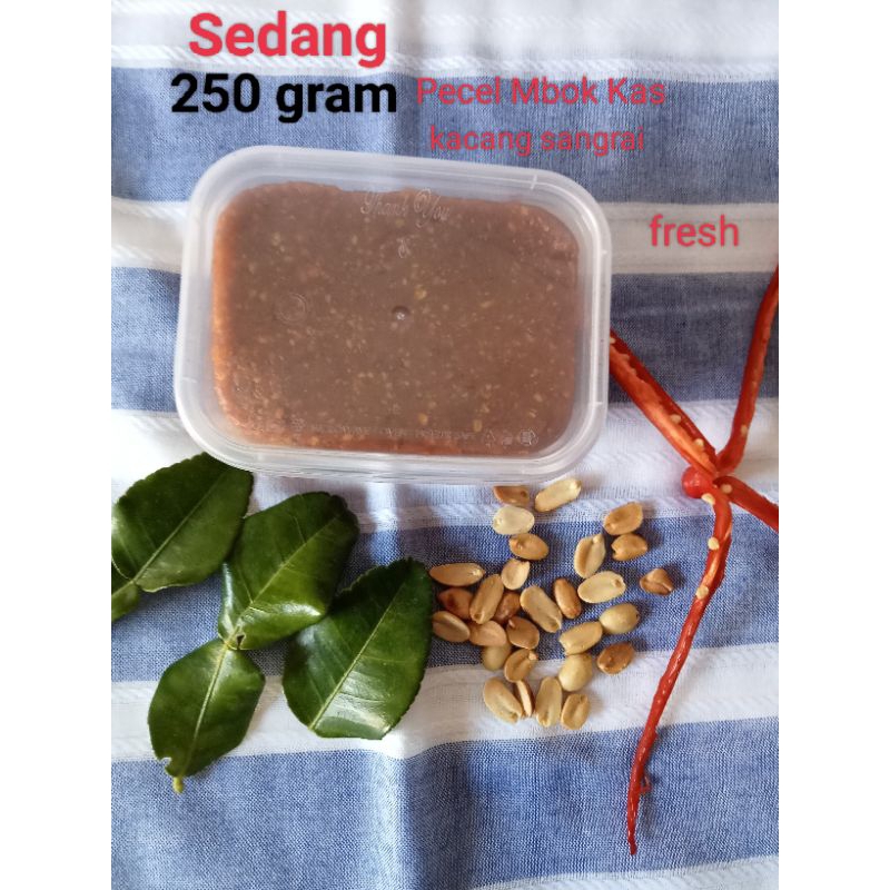 

Sambel pecel mbok kas Asli,Fresh,Higenis,wadah microwave