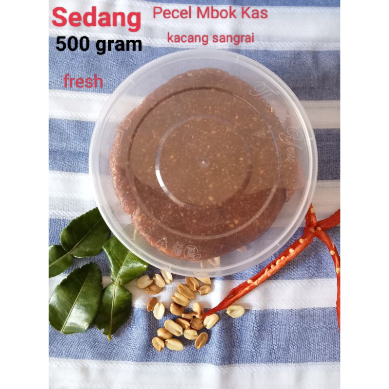 

Sambel pecel mbok kas Asli,Fres,Higenis,wadah microwave
