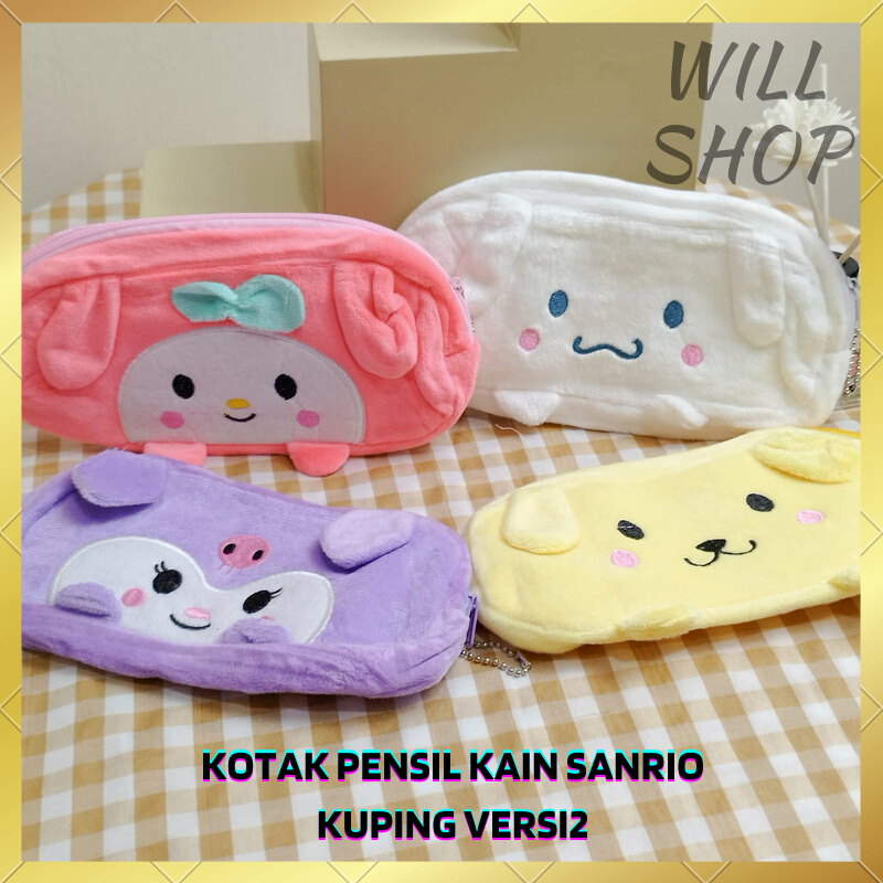 

BISA COD !! KOTAK PENSIL KAIN SANRIO KUPING NONJOL V2 / KOTAK PENSIL PLUSHIE BULU PERLENGKAPAN SEKLOLAH TERMURAH BISA GROSIRAN