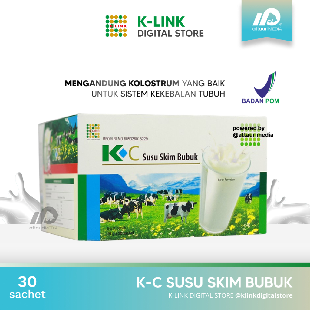 

K-C Susu Skim Bubuk Kolostrum Original - New Zealand Milk Powder (15 Sachet dan 30 Sachet)