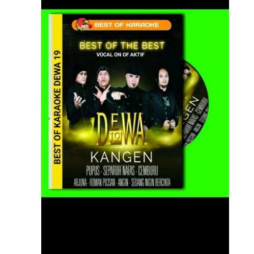 KASET DVD LAGU MUSIK DEWA 19 BEST OF THE BEST ALBUM LENGKAP - KASET LAGU KARAOKE - KASET DVD LAGU PO