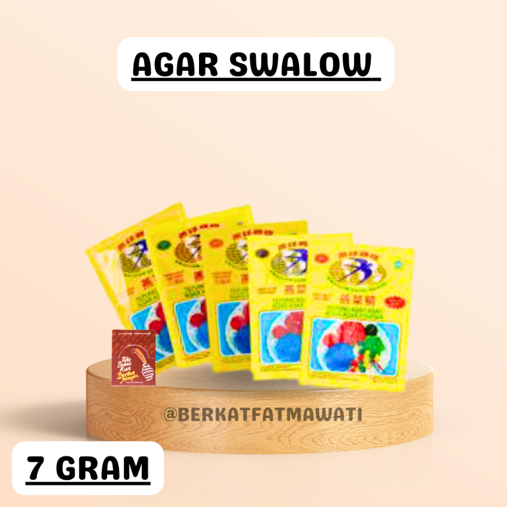 

AGAR AGAR SWALLOW GLOBE/ AGAR BOLA DUNIA 7 GR / PCS