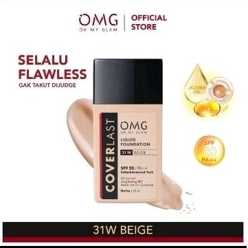 OMG Coverlast Liquid Foundation Shade 31 W