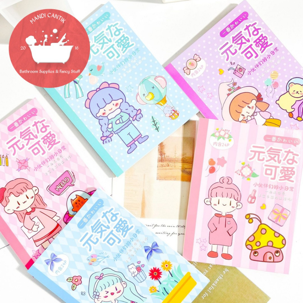 

BUKU STIKER ZKP-MS STICKER BOOK KREATIFITAS TERMURAH COD LUCU IMUT KADO UNIK ALAT-ALAT SEKOLAH AESTHETIC KOREA ORIGINAL