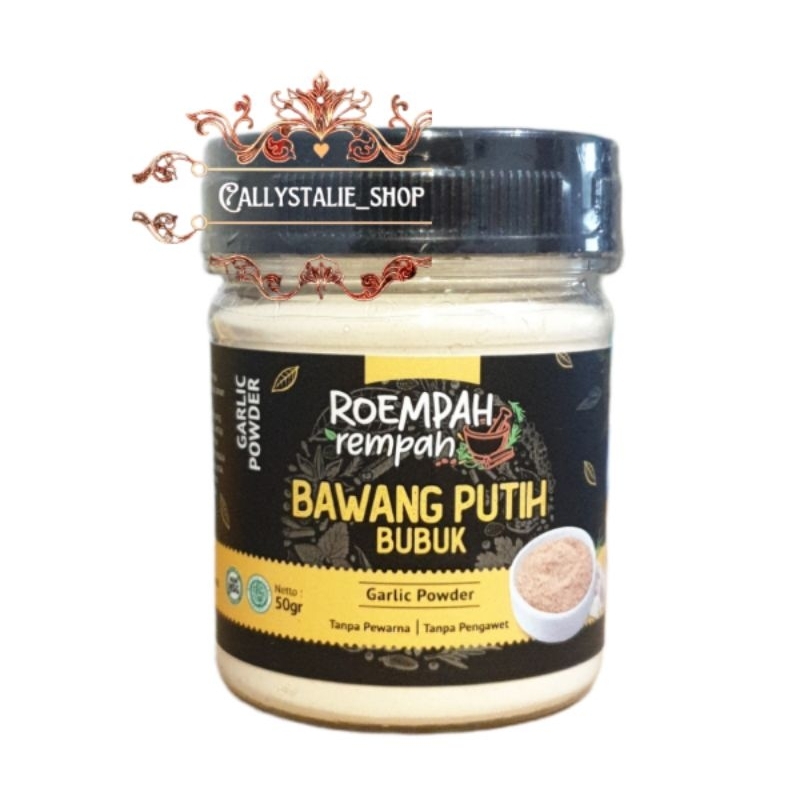 

Bawang Putih ROEMPAH REMPAH / Pure Garlic Powder 50 Gr