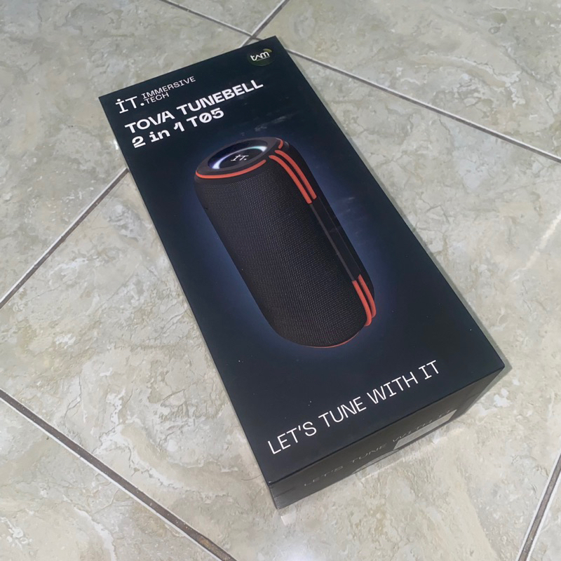 SALE NEW Portable Speaker Bluetooth Wireless IT Tova Tunebell 2 in 1 T05 Garansi Resmi